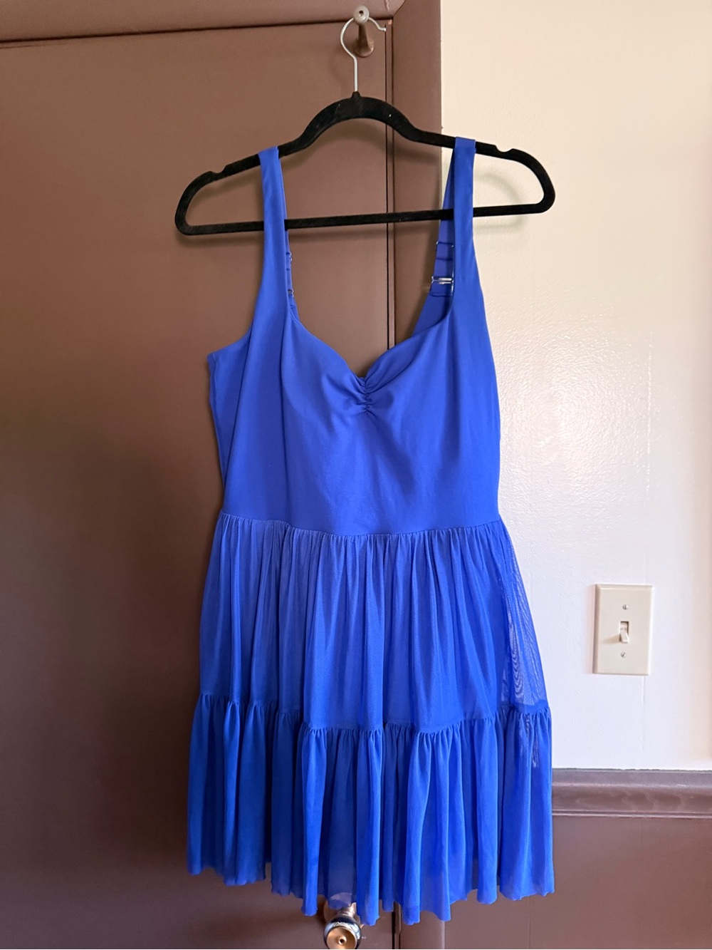 Blogilates Women's Sweetheart Ballerina Dress Royal Blue XL (10-12) - Picture 2 of 9